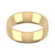 18ct Yellow Gold 6mm Court Wedding Band Classic Weight Landscape