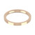 9ct Rose Gold 2mm Flat Court Wedding Band Classic Weight Landscape
