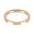 9ct Rose Gold 2mm Flat Court Wedding Band Heavy Weight Landscape