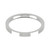 9ct White Gold 2mm Flat Court Wedding Band Classic Weight Landscape