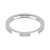 9ct White Gold 2mm Flat Court Wedding Band Heavy Weight Landscape