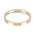 18ct Rose Gold 2mm Flat Court Wedding Band Light Weight Landscape