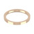 18ct Rose Gold 2mm Flat Court Wedding Band Classic Weight Landscape