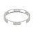 Platinum 2.5mm Flat Court Wedding Band Light Weight Landscape