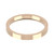 9ct Rose Gold 2.5mm Flat Court Wedding Band Classic Weight Landscape