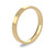 9ct Yellow Gold 2.5mm Flat Court Wedding Band Light Weight Portrait