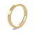 9ct Yellow Gold 2.5mm Flat Court Wedding Band Classic Weight Portrait