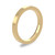 9ct Yellow Gold 2.5mm Flat Court Wedding Band Heavy Weight Portrait