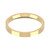 18ct Yellow Gold 2.5mm Flat Court Wedding Band Light Weight Landscape