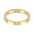 18ct Yellow Gold 2.5mm Flat Court Wedding Band Heavy Weight Landscape