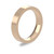 18ct Rose Gold 4mm Flat Court Wedding Band Heavy Weight Portrait