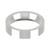 Platinum 5mm Flat Court Wedding Band Heavy Weight Landscape