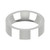 Platinum 6mm Flat Court Wedding Band Heavy Weight Landscape