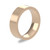 9ct Rose Gold 6mm Flat Court Wedding Band Heavy Weight Portrait