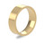 9ct Yellow Gold 6mm Flat Court Wedding Band Classic Weight Portrait