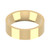 9ct Yellow Gold 6mm Flat Court Wedding Band Classic Weight Landscape