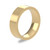9ct Yellow Gold 6mm Flat Court Wedding Band Heavy Weight Portrait