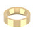 9ct Yellow Gold 6mm Flat Court Wedding Band Heavy Weight Landscape