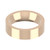 18ct Rose Gold 6mm Flat Court Wedding Band Heavy Weight Landscape