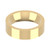 18ct Yellow Gold 6mm Flat Court Wedding Band Heavy Weight Landscape