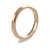9ct Rose Gold 2.5mm Bevelled Edge Wedding Band Classic Weight Portrait