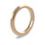 9ct Rose Gold 2.5mm Bevelled Edge Wedding Band Heavy Weight Portrait