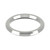 9ct White Gold 2.5mm Bevelled Edge Wedding Band Heavy Weight Landscape