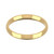 9ct Yellow Gold 2.5mm Bevelled Edge Wedding Band Light Weight Landscape