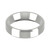 Platinum 5mm Bevelled Edge Wedding Band Classic Weight Landscape