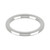 Platinum 2mm Rounded Flat Wedding Band Heavy Weight Landscape