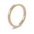 9ct Rose Gold 2mm Rounded Flat Wedding Band Classic Weight Portrait