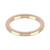 9ct Rose Gold 2mm Rounded Flat Wedding Band Heavy Weight Landscape