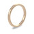 18ct Rose Gold 2mm Rounded Flat Wedding Band Classic Weight Portrait