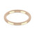 18ct Rose Gold 2mm Rounded Flat Wedding Band Classic Weight Landscape