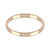 9ct Rose Gold 2.5mm Rounded Flat Wedding Band Light Weight Landscape