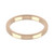 9ct Rose Gold 2.5mm Rounded Flat Wedding Band Classic Weight Landscape