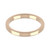 18ct Rose Gold 2.5mm Rounded Flat Wedding Band Classic Weight Landscape