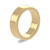 18ct Yellow Gold 6mm Rounded Flat Wedding Band Heavy Weight Portrait