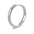 18ct White Gold 2.5mm Paris Wedding Band Classic Weight Portrait