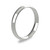 Platinum 3mm Paris Wedding Band Light Weight Portrait