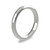 Platinum 3mm Paris Wedding Band Heavy Weight Portrait