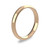 9ct Rose Gold 3mm Paris Wedding Band Classic Weight Portrait