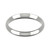 9ct White Gold 3mm Paris Wedding Band Light Weight Landscape