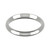 9ct White Gold 3mm Paris Wedding Band Classic Weight Landscape