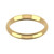 9ct Yellow Gold 3mm Paris Wedding Band Classic Weight Landscape