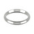 18ct White Gold 3mm Paris Wedding Band Classic Weight Landscape