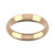 9ct Rose Gold 4mm Paris Wedding Band Classic Weight Landscape