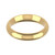 9ct Yellow Gold 4mm Paris Wedding Band Heavy Weight Landscape