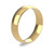 18ct Yellow Gold 5mm Paris Wedding Band Light Weight Portrait