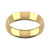 18ct Yellow Gold 5mm Paris Wedding Band Light Weight Landscape